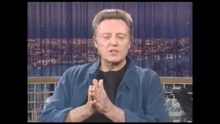 Christopher Walken on "Late Night with Conan O'Brien" - 9/29/04