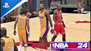 NBA 2K24 All-Time Bulls vs All-Time Lakers NBA 2K24 PS5
