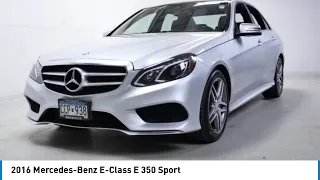 2016 Mercedes-Benz E-Class E 350 Sport Minnetonka Minneapolis Wayzata,MN 76584B