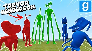 RED VS BLUE VS GREEN - TREVOR HENDERSON CREATURES (Garry's Mod Sandbox) | JustJoeKing