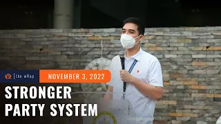 Vico Sotto pushes stronger party system to end ‘personality-based’ politics