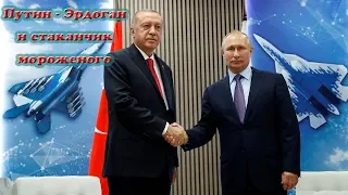 Путин и Эрдоган осмотрели новейший российский истребитель Су 57 на выставке МАКС 2019