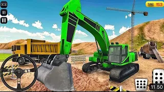 Long Trailer Truck Transporter | Construction Vehicles Delivery | Trains vs MONSTER Truck