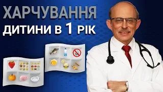 Харчування, меню дитини в 1 рік - Європейські рекомендації ESPGHAN