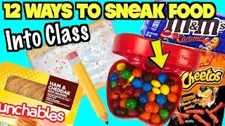 12 Creative Ways To Sneak Food And Candy Into Class Using School Supplies | Nextraker