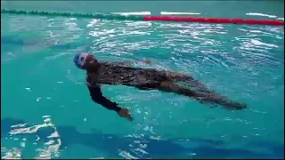 Freestyle flip turn in step by step 💪 #####Swimming ####