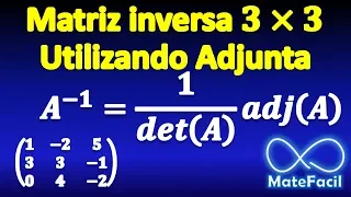 3x3 inverse matrix using formula with Adjoint