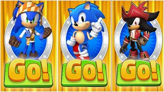 Sonic Dash - New Character Unlocked - Pirate Sonic vs Sonic vs Captain Shadow - Gameplay HD