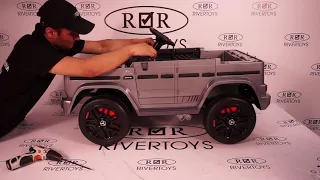 Детский электромобиль RiverToys Mercedes-Benz G63 (K999KK) - сборка