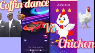 Coffin dance Vs chicken dance || games of music