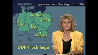 Vor 25 Jahren: TV-Berichte (Teil 5) über "DDR-Wende" in "TAGESSCHAU" vom 01.10. bis 14.10.1989