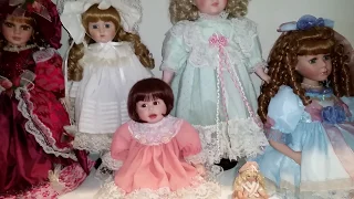 PORCELAIN DOLL COLLECTION STARTED IN THE 80s