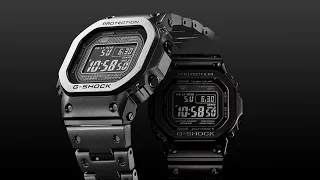 G-Shock GMWB5000MB-1A Full Metal Texture Crafted Black