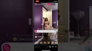 Malu Trevejo on Instagram Live 🤩