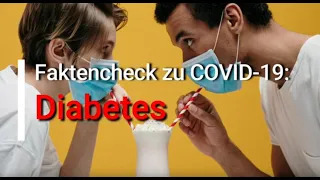 Faktencheck zu COVID-19: Diabetes