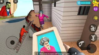 Scary Stranger 3D - New Update New Special Levels Control Mr Grumpy Secret Room part 597
