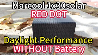 Review Marcool Solar Power 1x20 1x30 Red Dot Sight