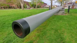 Battleship New Jersey BB-62 16" Gun Barrel Display Philadelphia Naval Shipyard