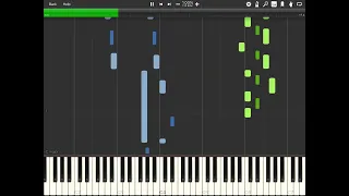 Lady Gaga - Paparazzi MTV Piano solo (TUTORIAL & MIDI)