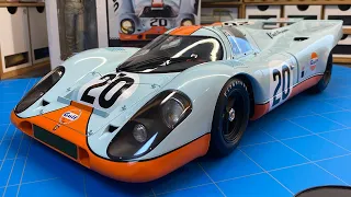 Building a 1 to 8th scale Ixo Collections Porsche 917 KH Part 3