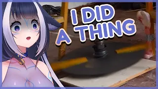 Shylily Reacts to 'World's Largest Beyblade - Powered By A Chainsaw!' | I Did a Thing