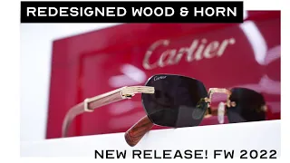 The Best EVER Cartier Frames? NEW Wood & Buffalo Horn Glasses + Sunglasses 2022!