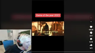 xQc dies laughing at Game of the Year 2023