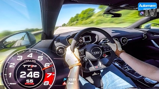 Audi TT RS EGO-X - 0-250 km/h LAUNCH CONTROL (60FPS)