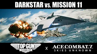 DarkStar vs. Fleet Destruction - Ace Combat 7: Skies Unknown x Top Gun: Maverick DLC