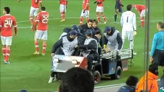 Messi's injury vs Benfica (View from stands) 5-12-2012