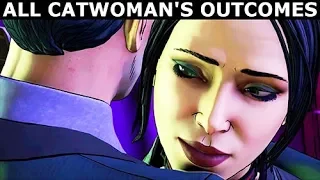 All Catwoman's Endings & All Final Outcomes - BATMAN Season 2 The Enemy Within Episode 5