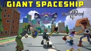 Defeat the Giant Heartless Spaceship | Galaxy Toy Store Boss Fight | Kingdom Hearts 3