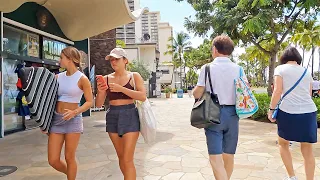 WAIKIKI HAWAII | Beach, Shopping & Hidden Gems [4K Walking Tour] #vacation #travel #walkingtour