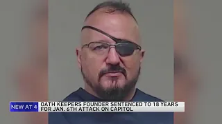 Oath Keepers founder Stewart Rhodes sentenced to 18 years for seditious conspiracy in Jan. 6 attack