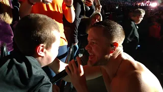 Imagine Dragons' Dan Reynolds Serenades His Biggest Little Fan