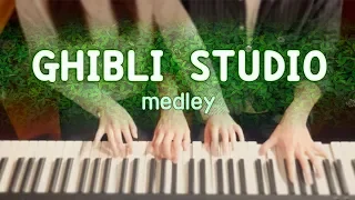 GHIBLI STUDIO Medley - 4hands piano cover
