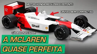 MCLAREN MP4/4: como foi feito o CARRO QUASE PERFEITO de 1988