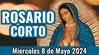 Santo Rosario Corto de Hoy. Miercoles 8 de Mayo 2024 Misterios Gloriosos - Rosario