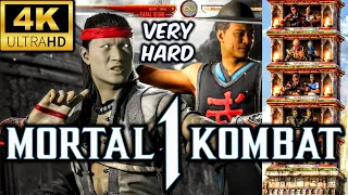 MK1 *KOLLECTOR'S EDITION LIU KANG* VERY HARD KLASSIC TOWER GAMEPLAY!! (KUNG LAO AS KAMEO) 4K 60 FPS