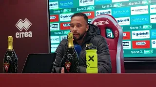 Seirie B, Cittadella-Parma 1-2, conferenza stampa Hernani