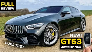 2020 Mercedes AMG GT 4 Door Coupe NEW GT53 vs GT63S FULL Drive REVIEW HIGHWAY Fuel Consumption Test