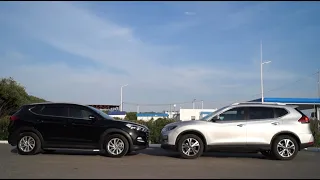 HYUNDAY TUCSON против NISSAN X-TRAIL. ТАКОЕ ЖЕ ГОВНО, КАК KIA SELTOS.