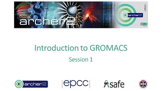 Introduction to GROMACS - Session 1