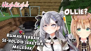 Zeta Yg Udah Bangun Rumah Malah Kena Prank Ollie - Highlight Zeta Main Minecraft 【Vestia Zeta Clip】