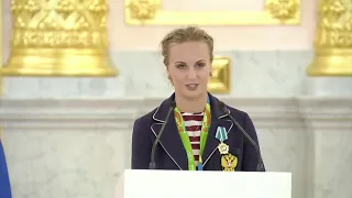 Награждение победителей Олимпиады 2016 - Мария Шурочкина