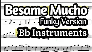 Besame Mucho Tenor Sax Soprano Clarinet Trumpet Sheet Music Backing Track Play Along Partitura