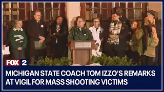 Michigan State Coach Tom Izzo's remarks at vigil for mass shooting victims