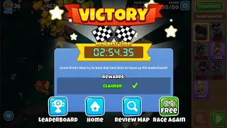 Btd6 race "ABCDEFG" in 2.54 on mobile