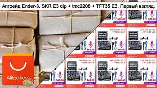 Апгрейд Ender-3. SKR E3 dip + tmc2208 + TFT35 E3. Первый взгляд. | #Обзор