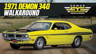 Citron Yella 1971 Dodge Demon 340 Review and Walk Around from the Demon 340 Dream Giveaway!